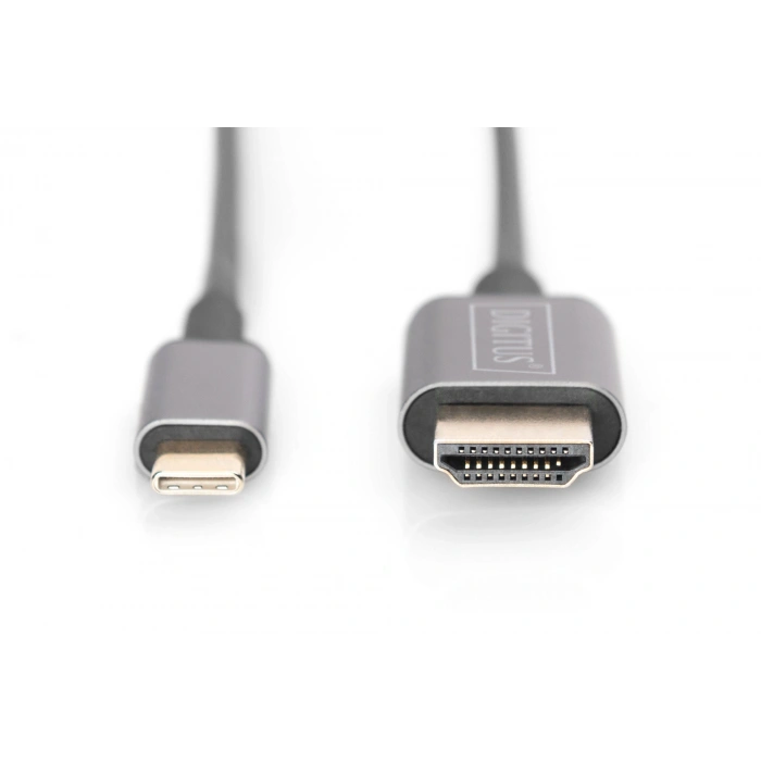 DIGITUS USB-C-HDMI Görüntü Kablosu 1,8m (DA-70821)