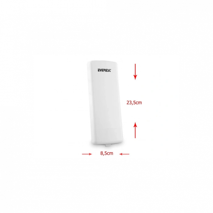 EVEREST EWN-220POE, 300Mbps, 5Ghz WiFi, 10dbi Anten, 5Km Menzil, Noktadan Noktaya, Dış Mekan, Access Point CPE