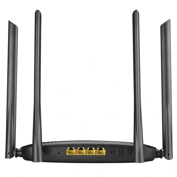 EVEREST EWR-AC5-V3, AC1200, 1200Mbps, Dual Band Wifi, 4Port, 1 WAN, Masaüstü, Megabit, WISP, Repeater, Router, Access Point