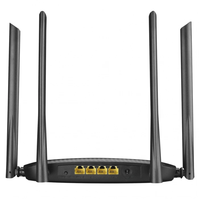 EVEREST EWR-AC5-V3, AC1200, 1200Mbps, Dual Band Wifi, 4Port, 1 WAN, Masaüstü, Megabit, WISP, Repeater, Router, Access Point