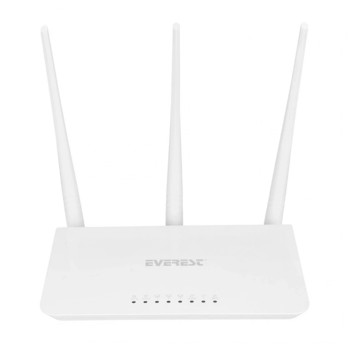 EVEREST EWR-F303, 3Port, 1 WAN, 300Mbps, 2.4Ghz Wifi, Masaüstü, Megabit, WISP, Repeater, Router, Access Point