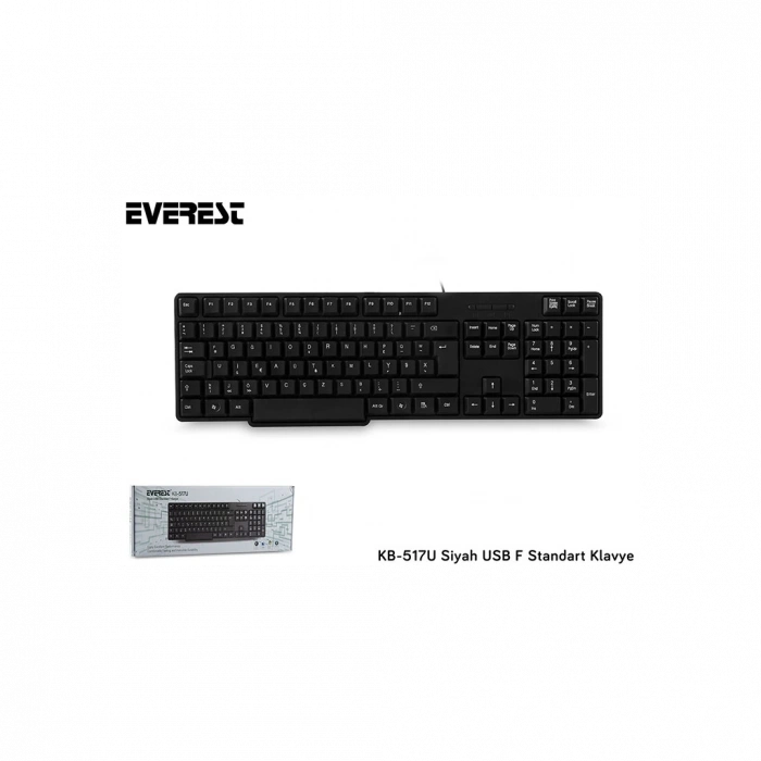 EVEREST KB-517U F Standart KLAVYE USB (S)