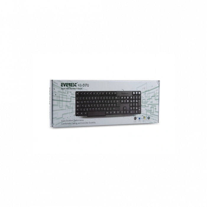 EVEREST KB-517U F Standart KLAVYE USB (S)
