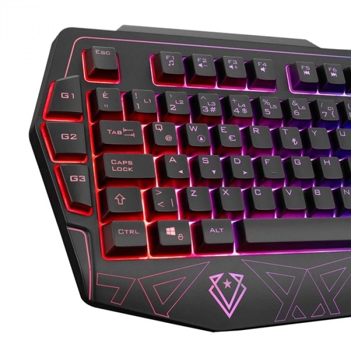 EVEREST KB-GX61 FORMULA USB RGB Aydınlatmalı 3 Makro Tuşlu Bilek Destekli Gaming Oyuncu Klavyesi