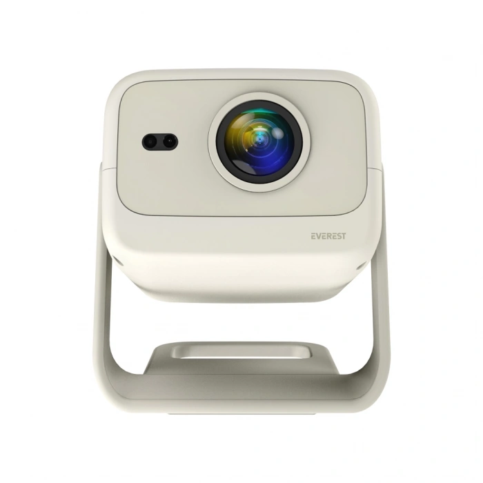 EVEREST PJ05, 400 LED Lümen, 1920X1080P, 1xHDMI, 1xUSB, RJ45, WiFi 6, Bluetooth, 30.000 Saat Led Ömrü, 1.5W Speaker, Android 9, 4K Destekli Projeksiyon Cihazı