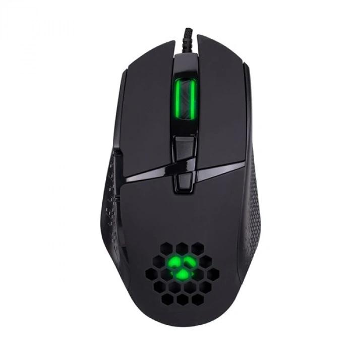 Everest RAGE-X1 Usb Siyah 8 Tuşlu Led Işıklı 6400dpi Gaming Oyuncu Mouse