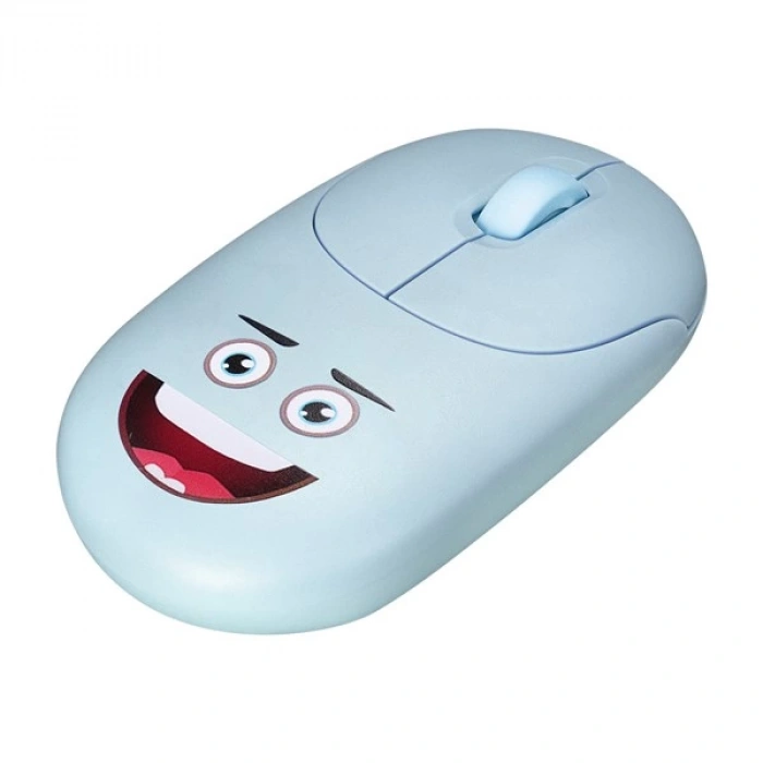 Everest SM-26 FASHION 2.4Ghz Mavi Kabartmalı Kablosuz Mouse