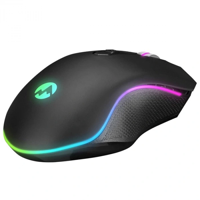 Everest SM-F09 TITANIO Usb Gümüş 7200dpi RGB Ledli Gaming Oyuncu Mouse