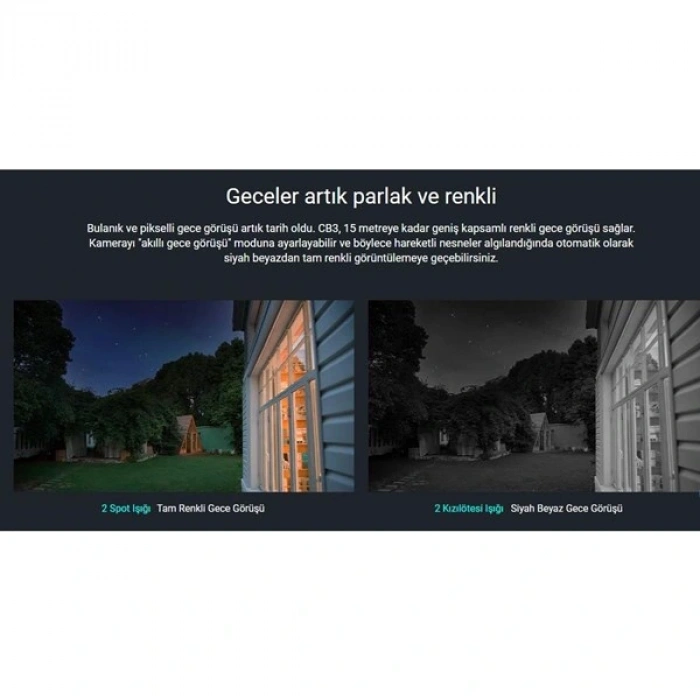 EZVIZ 2MP BULLET 2,8mm CS-CB3/SP Kablosuz IP Kamera Pilli