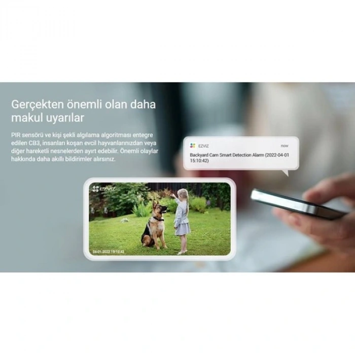 EZVIZ 2MP BULLET 2,8mm CS-CB3/SP Kablosuz IP Kamera Pilli