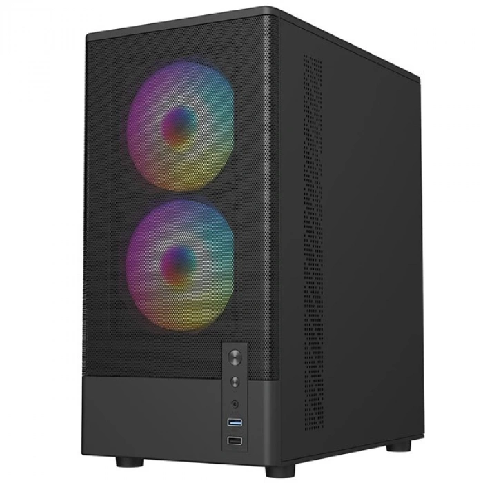 FRISBY 550W FC-8975B GAMING MICRO-TOWER PC KASASI