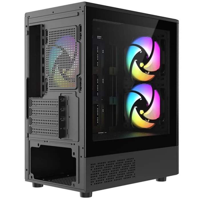 FRISBY 550W FC-8975B GAMING MICRO-TOWER PC KASASI