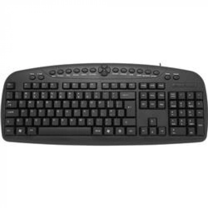 Frisby FK-130EU İngilizce Q Usb Kablolu Siyah Klavye