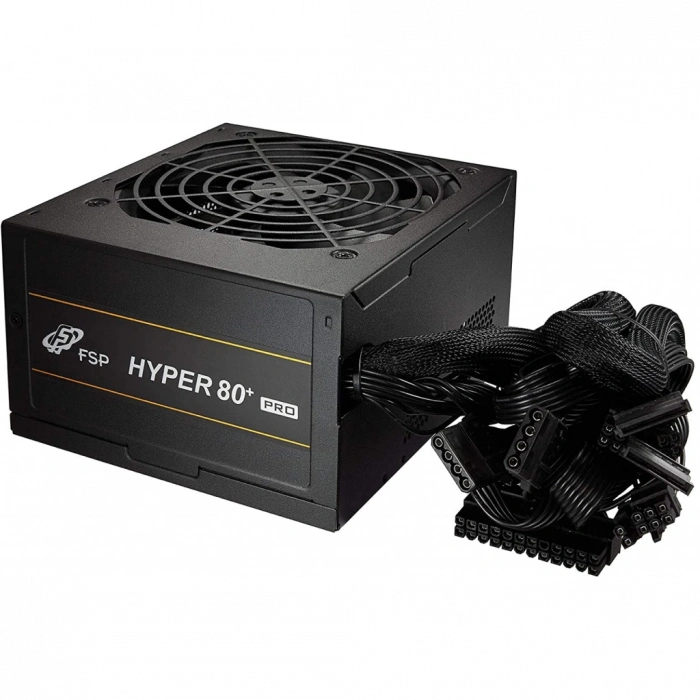 FSP HYPER PRO, H3-650, 650W, AKTIF PFC, 80+ Bronze, GAMING, ATX, Power Supply (PSU)