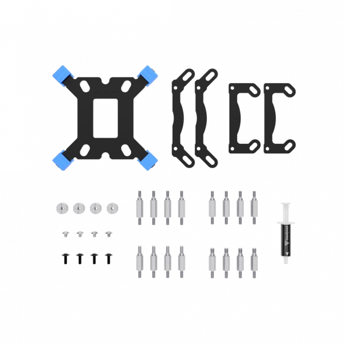 GAMDIAS AURA GL120 V2 WH, White Edition, 120mm,  RGB, 1 Fanlı, CPU Sıvı Soğutma