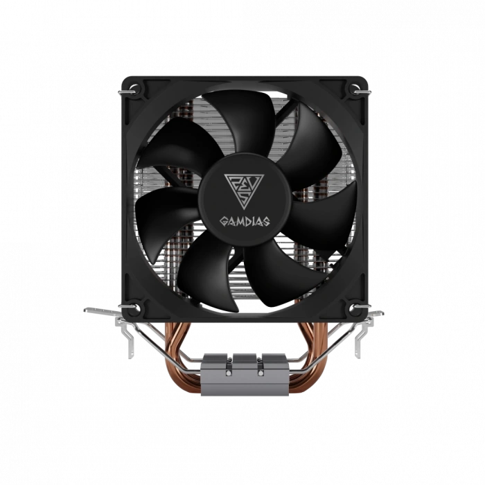 GAMDIAS BOREAS E1-210 MONO, 92mm, CPU  Kule Tipi Hava Soğutma, Doğrudan Temas Teknolojisine Sahip 2 adet Gelişmiş Bakır Isı Borusu (AMD AM5 ve INTEL Tüm işlemciler ile uyumlu)