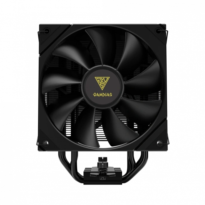 GAMDIAS BOREAS E2-410, Black Edition, 120mm, CPU Kule Tipi Hava Soğutma, Doğrudan Temas Teknolojisine Sahip 4 adet Gelişmiş Bakır Isı Borusu (AMD AM4-AM5 ve INTEL Tüm işlemciler ile uyumlu)