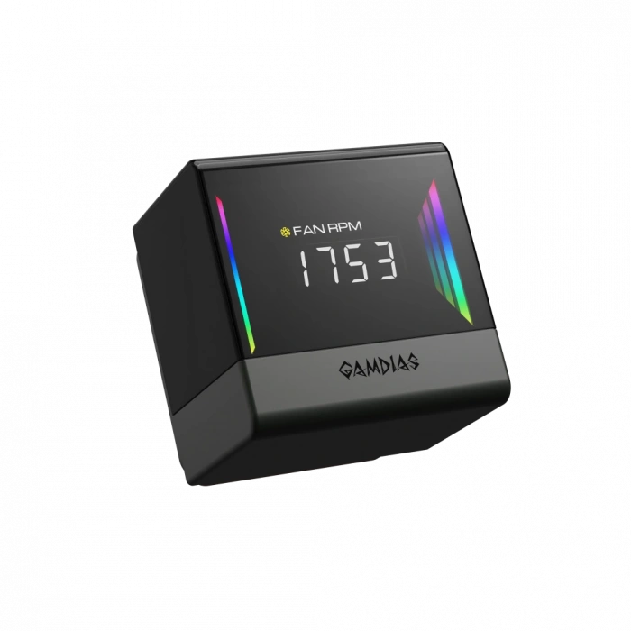 GAMDIAS CHIONE E4-240, 240mm, ARGB, 2 Fanlı, Dijital Ekran, CPU Sıvı Soğutma