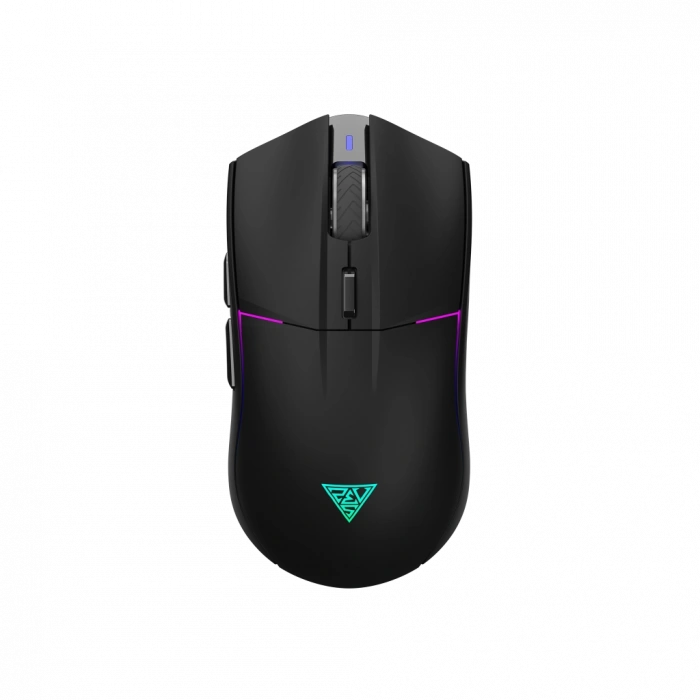 GAMDIAS HADES M3, RGB Aydınlatma, 2.4Ghz ve Bluetooth Kablosuz, 7 Tuşlu, Şarj Edilebilir, Type-C, Gaming Mouse, 10.000 DPI, Siyah