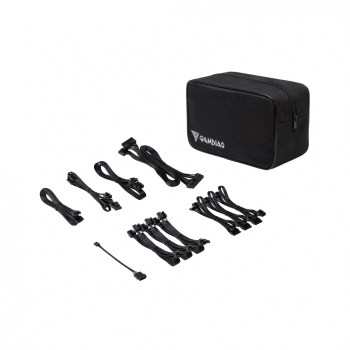 GAMDIAS HELIOS P2-1000G, 1000W, 80+ Gold, Full Modüler, Aktif PFC, GAMING, ATX, Power Supply (PSU)