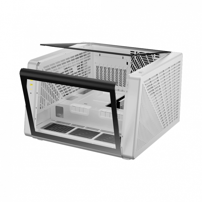 GAMDIAS NESO P1, 850W, 80+Bronze, Tempered Glass, Type-C, ATX, White Edition, Akvaryum Tipi, GAMING KASA