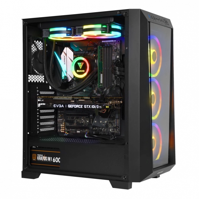 GAMDIAS TALOS M1 Elite, 850W, 80+ Bronze, Tempered Glass, ARGB, ATX GAMING KASA