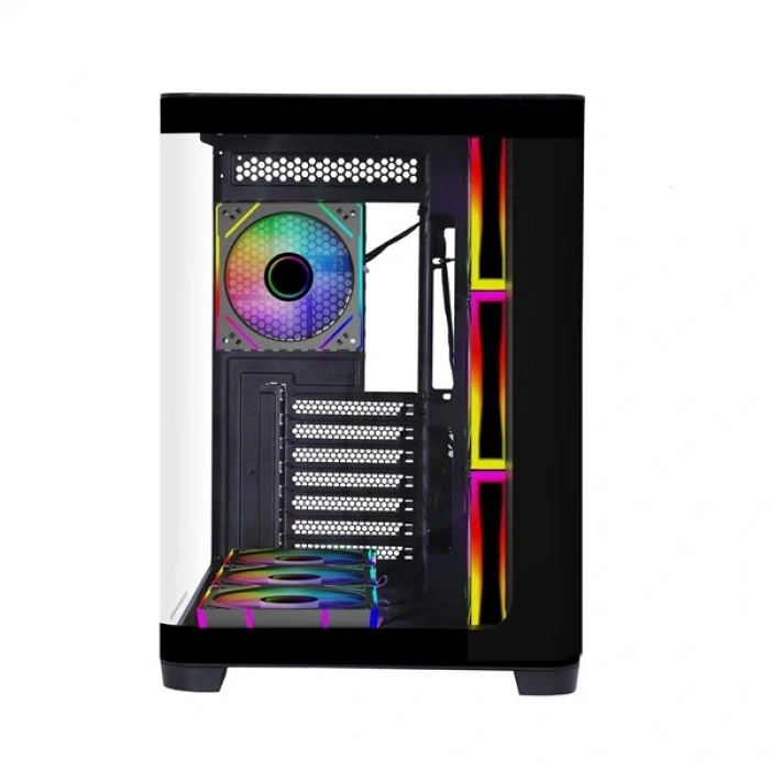 GAMEBOOSTER 850W 80+ BRONZE GB-G2852B-850W 7-FANLI GAMING MID-TOWER PC KASASI