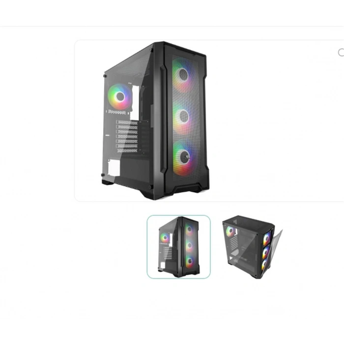 GameBooster FALCON GB-A750B 750w 80+ Bronze USB 3.0 Mesh ARGB ATX Mid Tower Gaming Kasa