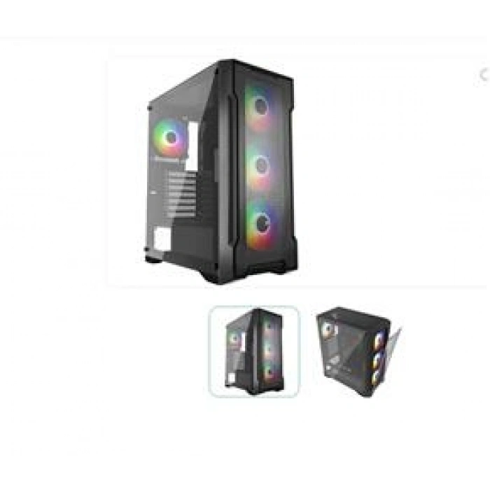 GameBooster FALCON GB-A750B 750w 80+ Bronze USB 3.0 Mesh ARGB ATX Mid Tower Gaming Kasa