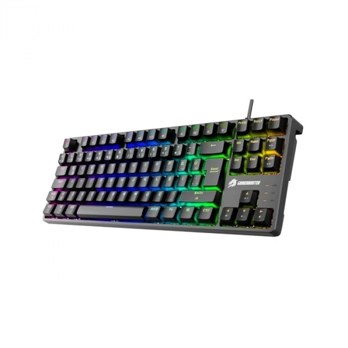 GAMEBOOSTER G23B Enigma TKL Rainbow Aydınlatmalı Red Switch Mekanik Siyah Oyun Klavyesi