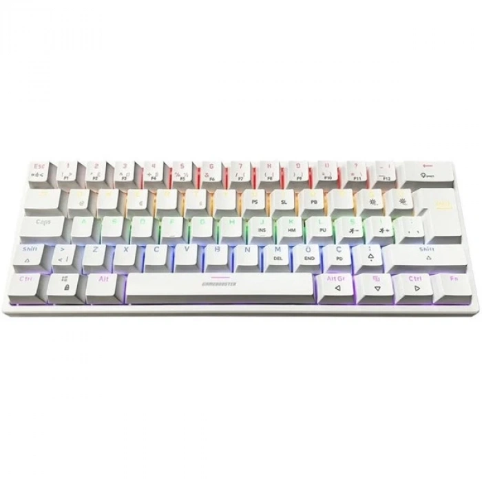 GameBooster GB-G11 GHOST Rainbow Aydınlatmalı Beyaz Mekanik Klavye