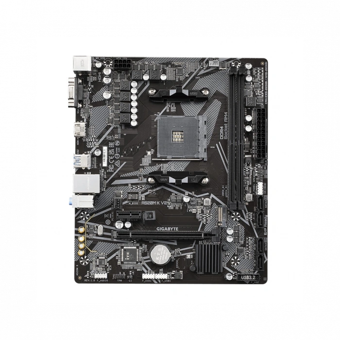 GIGABYTE A520M-K V2, 2xDDR4, 1x M.2, D-SUB, HDMI, AM4 Soket Anakart