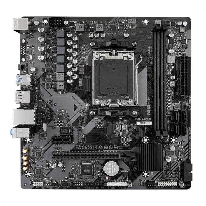 GIGABYTE A620M H, rev.1.2, 6400MHz, 2xDDR5, 1x M.2, HDMI, DP, AM5 Soket Anakart