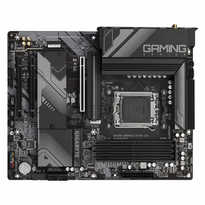 GIGABYTE B650 GAMING X AX V2, 4xDDR5, 3xM.2, DP, HDMI, Type-C, Wi-Fi 6E, Bluetooth v5.3, AM5 Soket GAMING Anakart