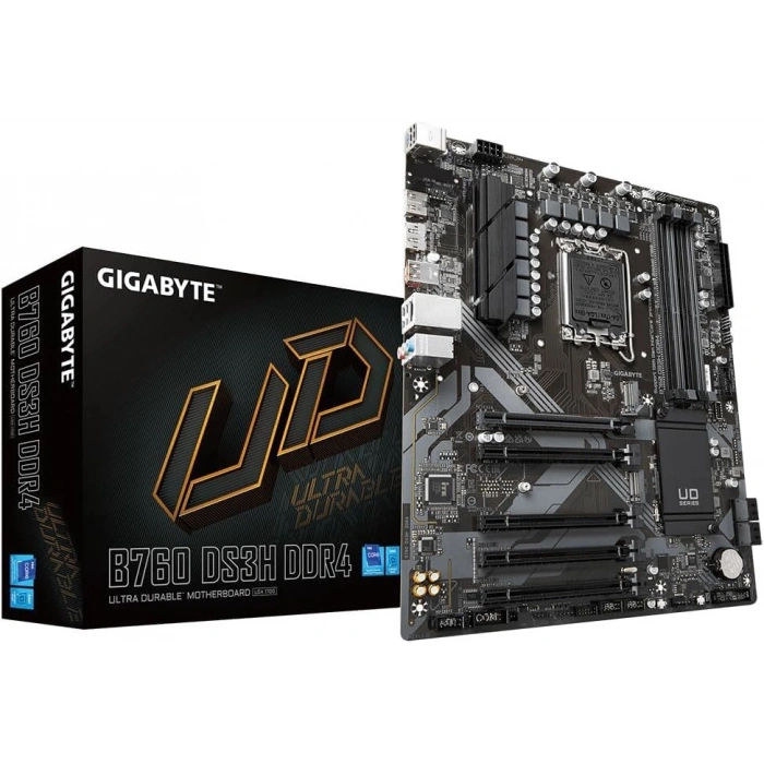 GIGABYTE B760 DS3H DDR4 HDMI TYPE-C DP PCIe 16X v4.0 1700p mATX