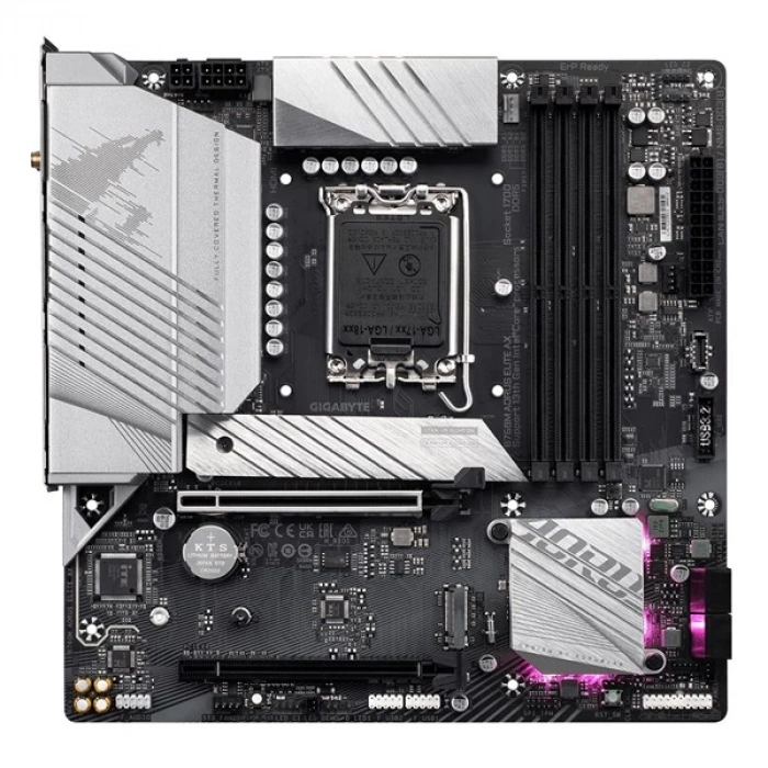 GIGABYTE B760M AORUS ELITE AX WIFI-6E DDR5 HDMI DP PCIe 16X v5.0 1700p mATX