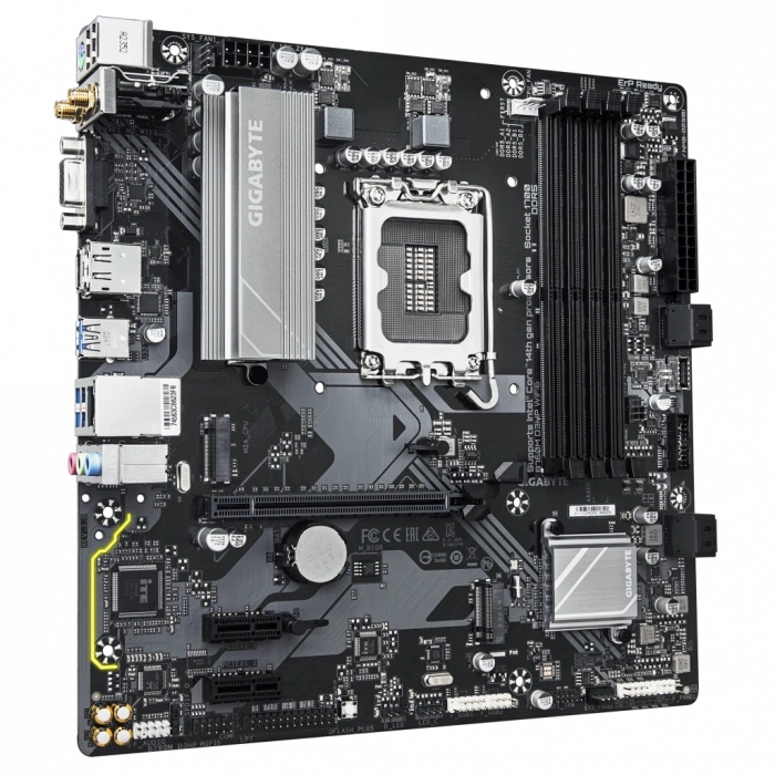 GIGABYTE B760M D3HP WIFI6, 4xDDR5, 2xM.2, DP, HDMI, VGA, Wi-Fi 6E, Bluetooth v5.3, 12-13.14.Nesil, LGA1700 Soket, Anakart