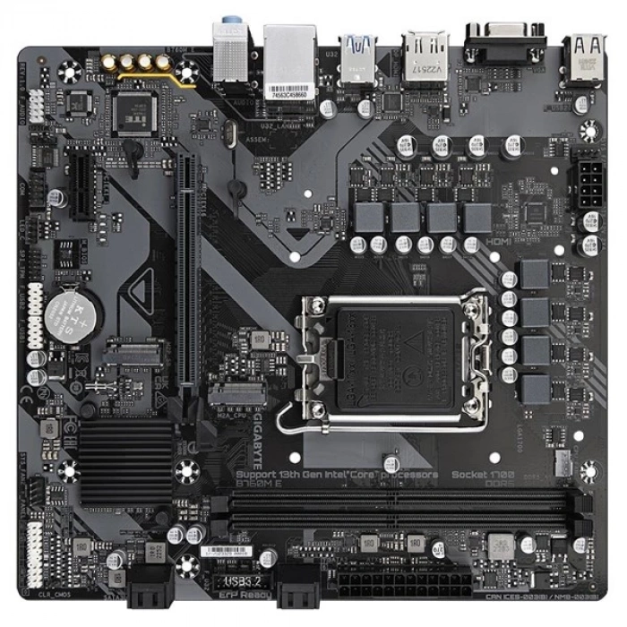 GIGABYTE B760M E DDR5 HDMI-DP PCIE 4.0 1700P mATX