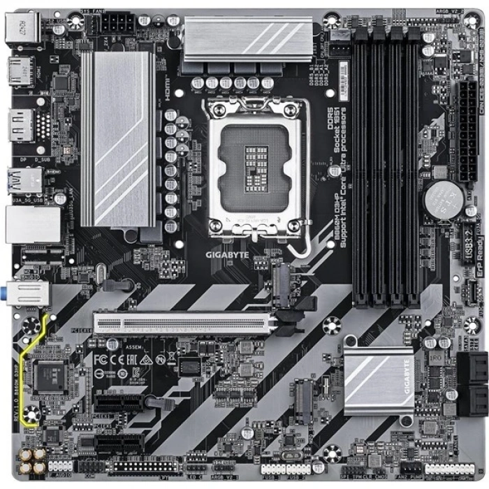 GIGABYTE B860M D3HP DDR5 HDMI DP PCIE 5.0 1851p mATX