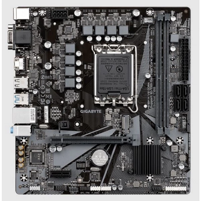 GIGABYTE H610M H V2 DDR4 M2 PCIe NVME HDMI PCIe 16X v4.0 1700p mATX