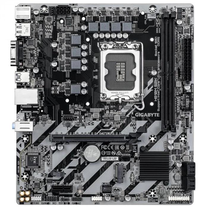 GIGABYTE H810M S2H DDR5 HDMI-DP PCIE 4.0 1851P mATX