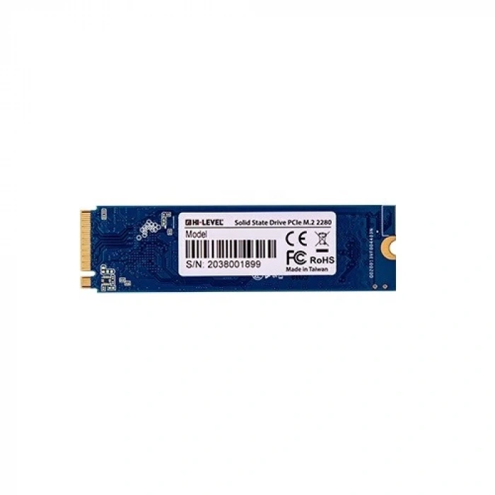 HI-LEVEL 512GB HLV-M2PCIeSSD2280/512G 3300- 3100MB/s M2 PCIe NVMe Gen3 Disk