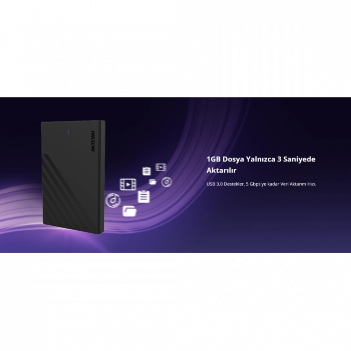 HIKSEMI MHB201, 512GB, 2.5", USB 3.0, 5Gbps, Taşınabilir Harici SSD
