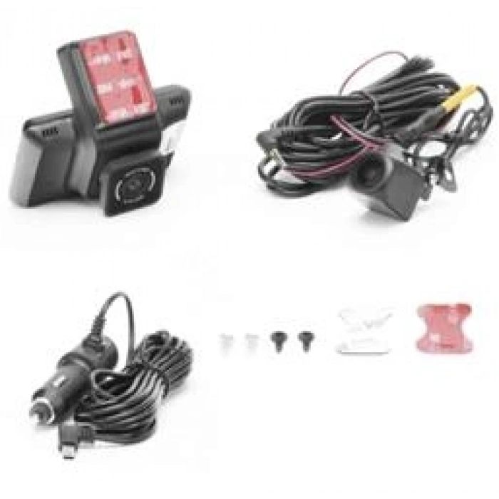 Hikvision AE-DC4328-K5 HD Çift Kameralı Araç İçi Kamerası, G-Sensor ve Wi-Fi