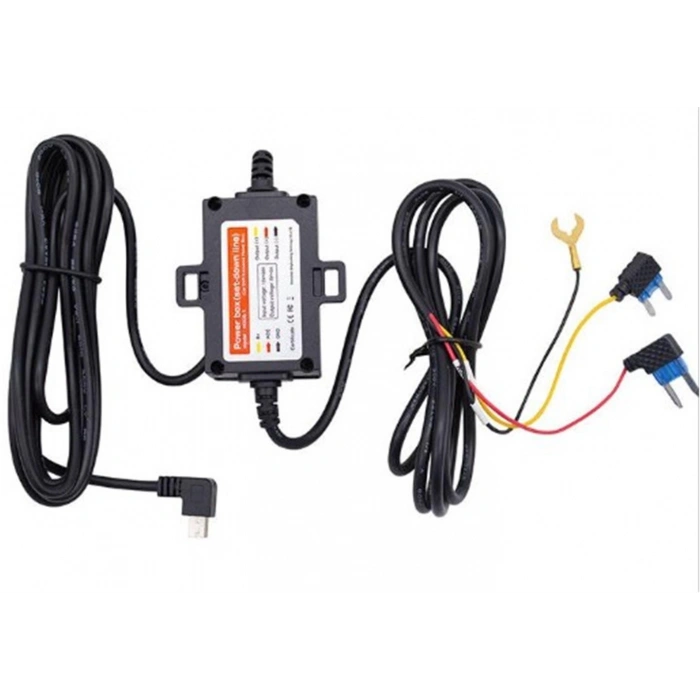 Hikvision AE-DF7351(MINI-K2)Güç Kablosu Araç İçi Kamerası Giriş Hattı 1,3 m, çıkış hattı 2,1 m kablo