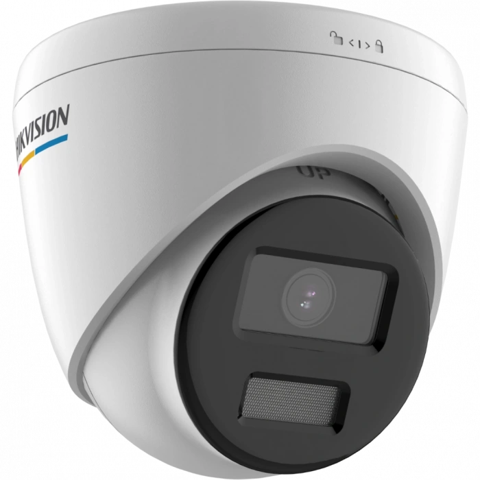 HIKVISION DS-2CD1343G2-LIUF 4Mpix, 2,8mm Lens, H265+, 30Mt Gece Görüşü, Hybrid Light, PoE, Mikrofonlu Dome IP Kamera