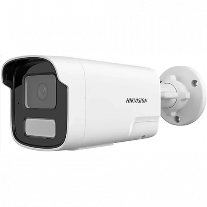 HIKVISION DS-2CD1T23G2-LIUF/SL 2Mpix, 4mm Lens,  H265+,50Mt Gece Görüşü, Hybrid Light, SD Kart,Dahili Mikrofon, PoE, Bullet IP Kamera