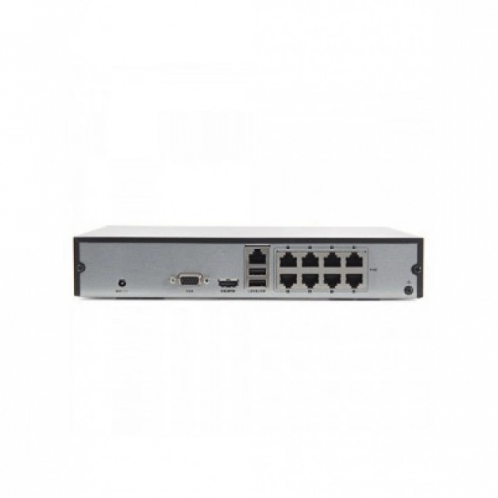 HIKVISION DS-7108NI-Q1/8P/M, 8Kanal PoE, 4Mpix, H265+, 1 HDD Desteği, 1520P Kayıt, 60Mbps Bant Genişliği, Metal Kasa, NVR