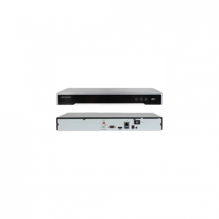 HIKVISION DS-7608NI-Q2, 8Kanal,  8Mpix, H265+, 2 HDD Desteği, 2160P Kayıt, 160Mbps Bant Genişliği, Metal Kasa, NVR