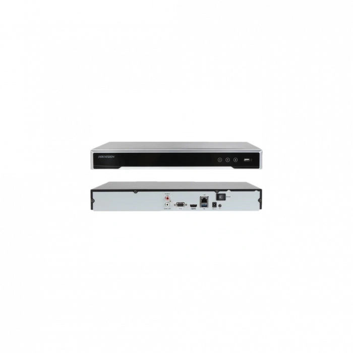 HIKVISION DS-7616NI-Q2, 16Kanal, 8Mpix, H265+, 2 HDD Desteği, 2160P Kayıt, 160Mbps Bant Genişliği, Metal Kasa, NVR